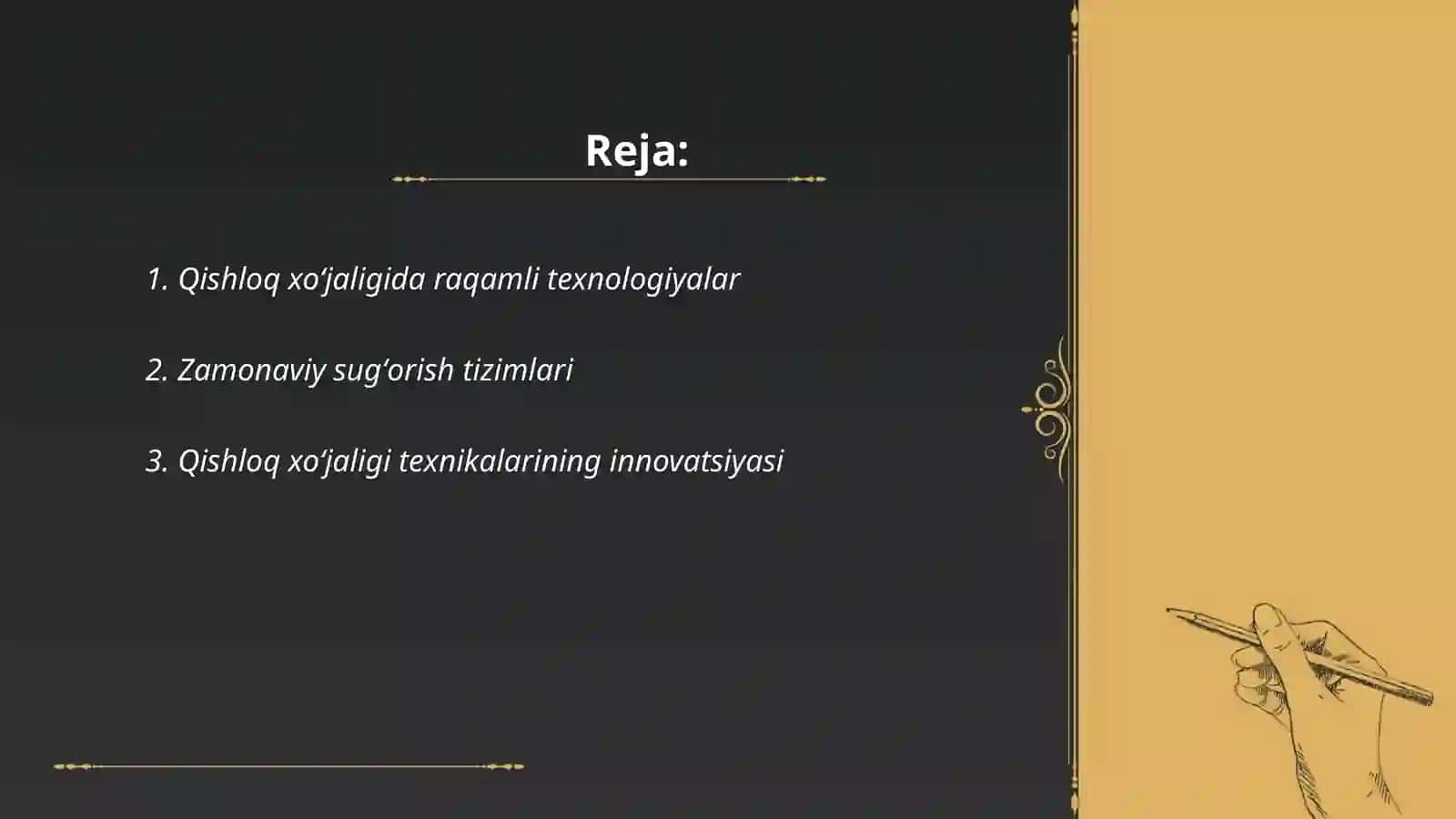 Qishloq xoʻjaligida raqamli texnologiyalar 2