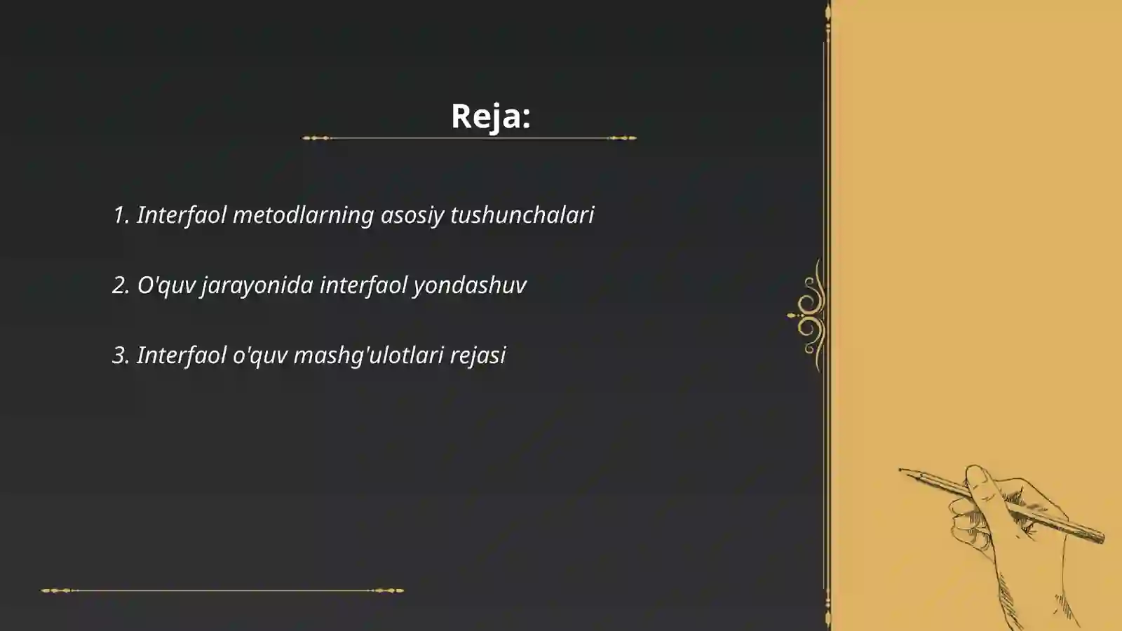 Oʻqitishda interfaol metodlar 2