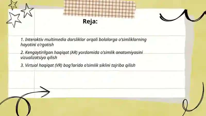O'simliklarning hayoti haqida bolalarga ma'lumot berishda innovatsion texnologiyalardan foydalanish 2