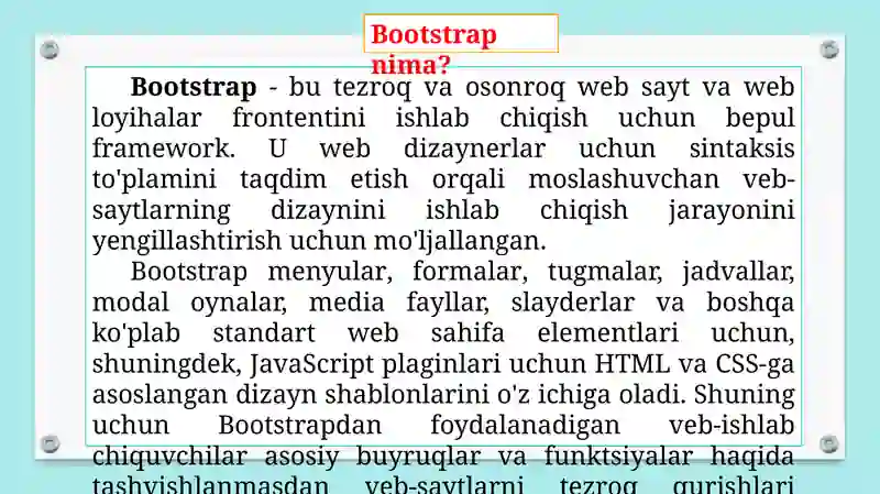 Bootstrap 2