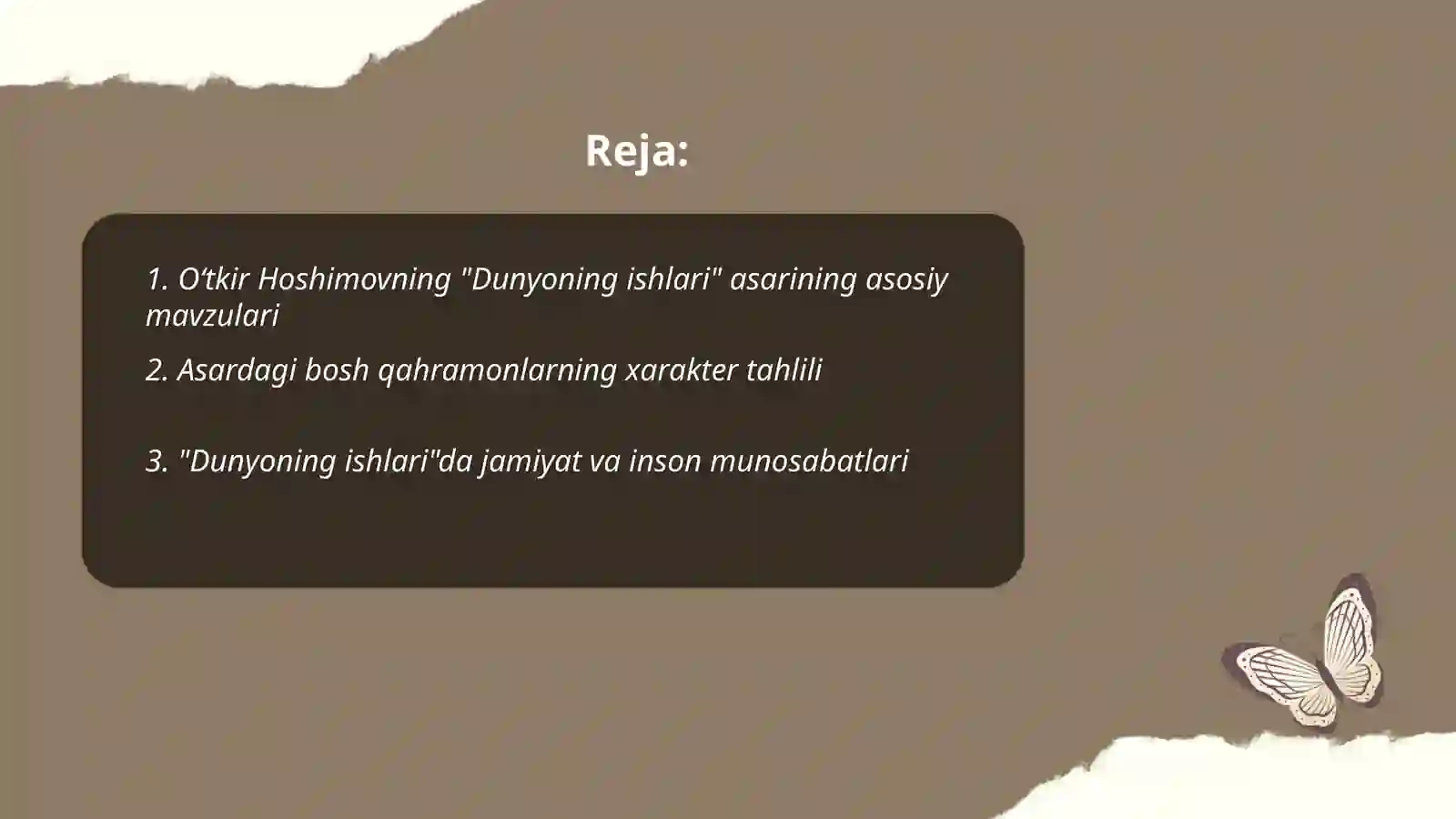 Dunyoning ishlari 2