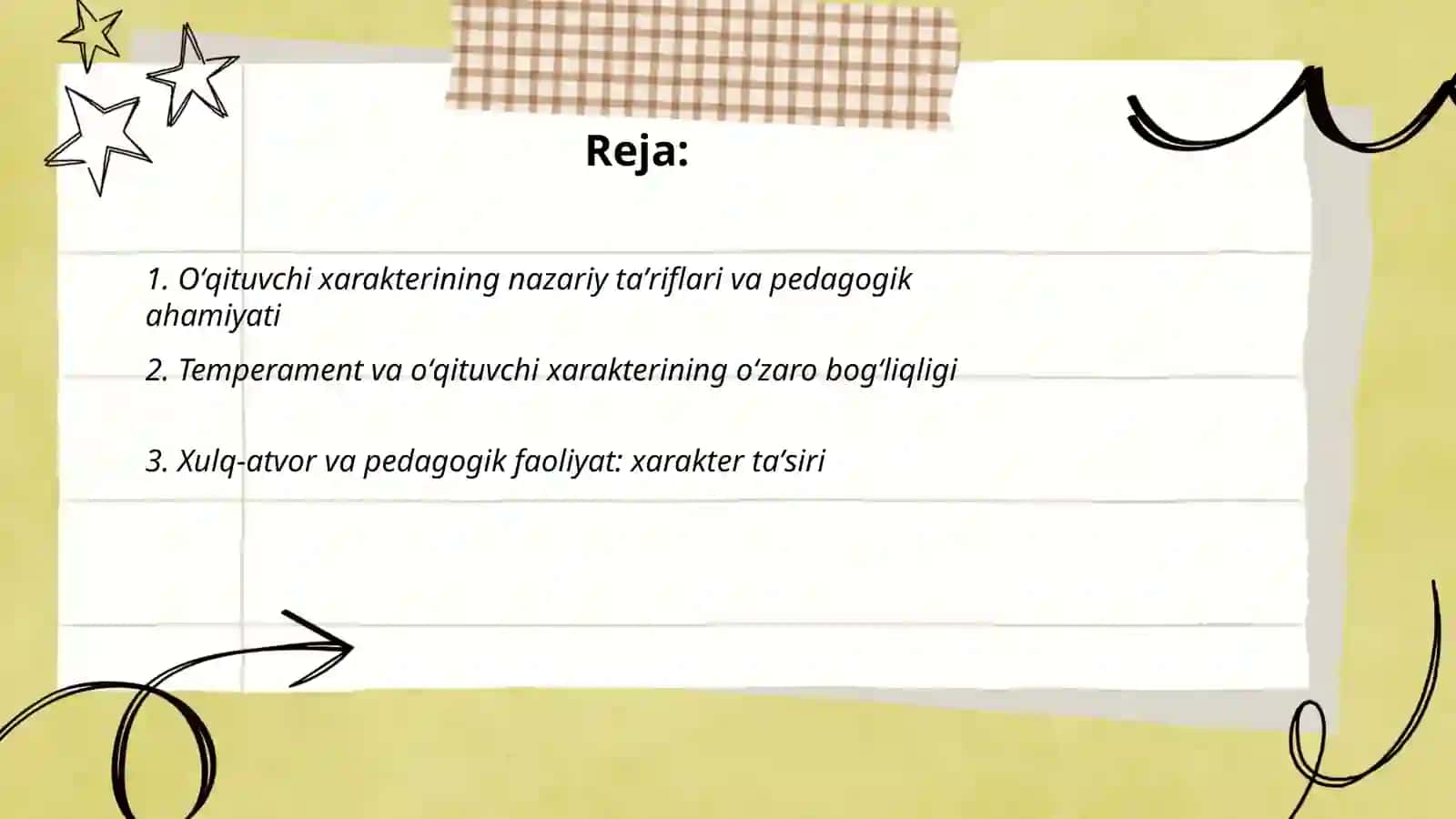 Oʻqituvchi xarakteri va uning individual xususiyati 2