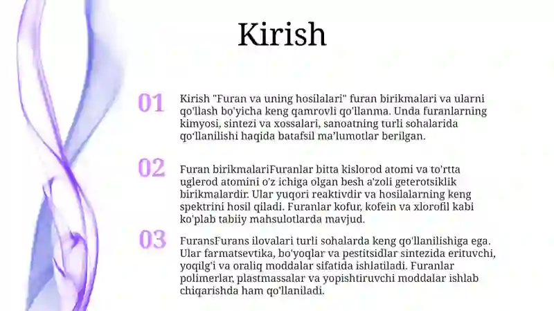 Furan Va Uning Hosilalari 2