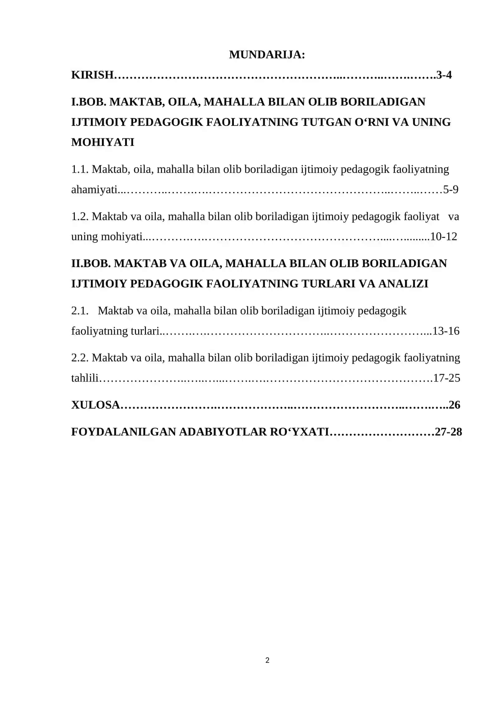 Boshlangʻich taʼlimda oila va jamoatchilik bilan olib boriladigan ishlar metodikasi 2