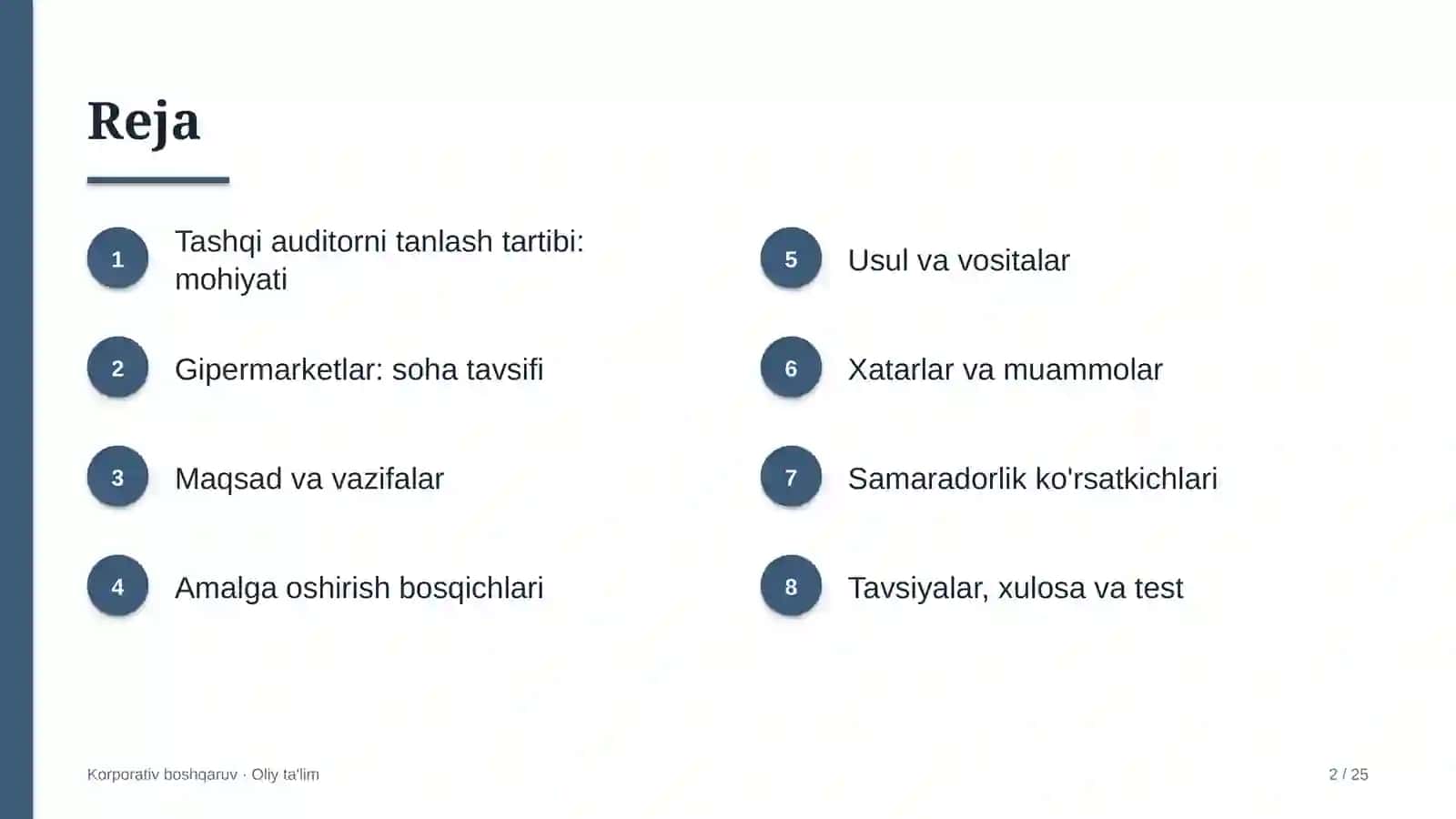 gipermarketlarda tashqi auditorni tanlash tartibi 9140 2