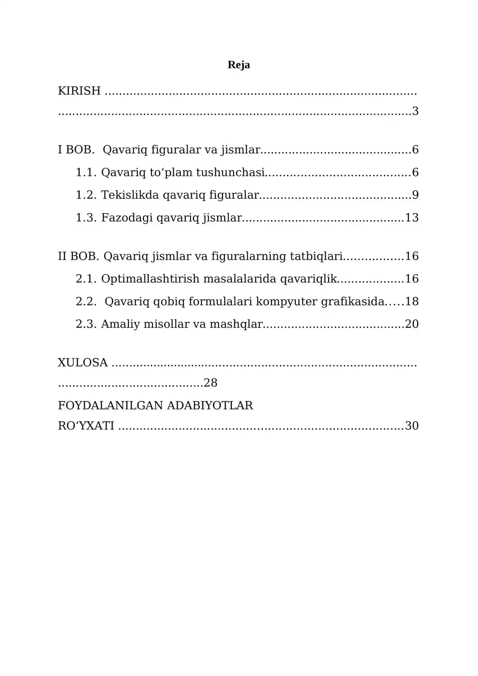 Qavariq figuralar qavariq jismlar 2