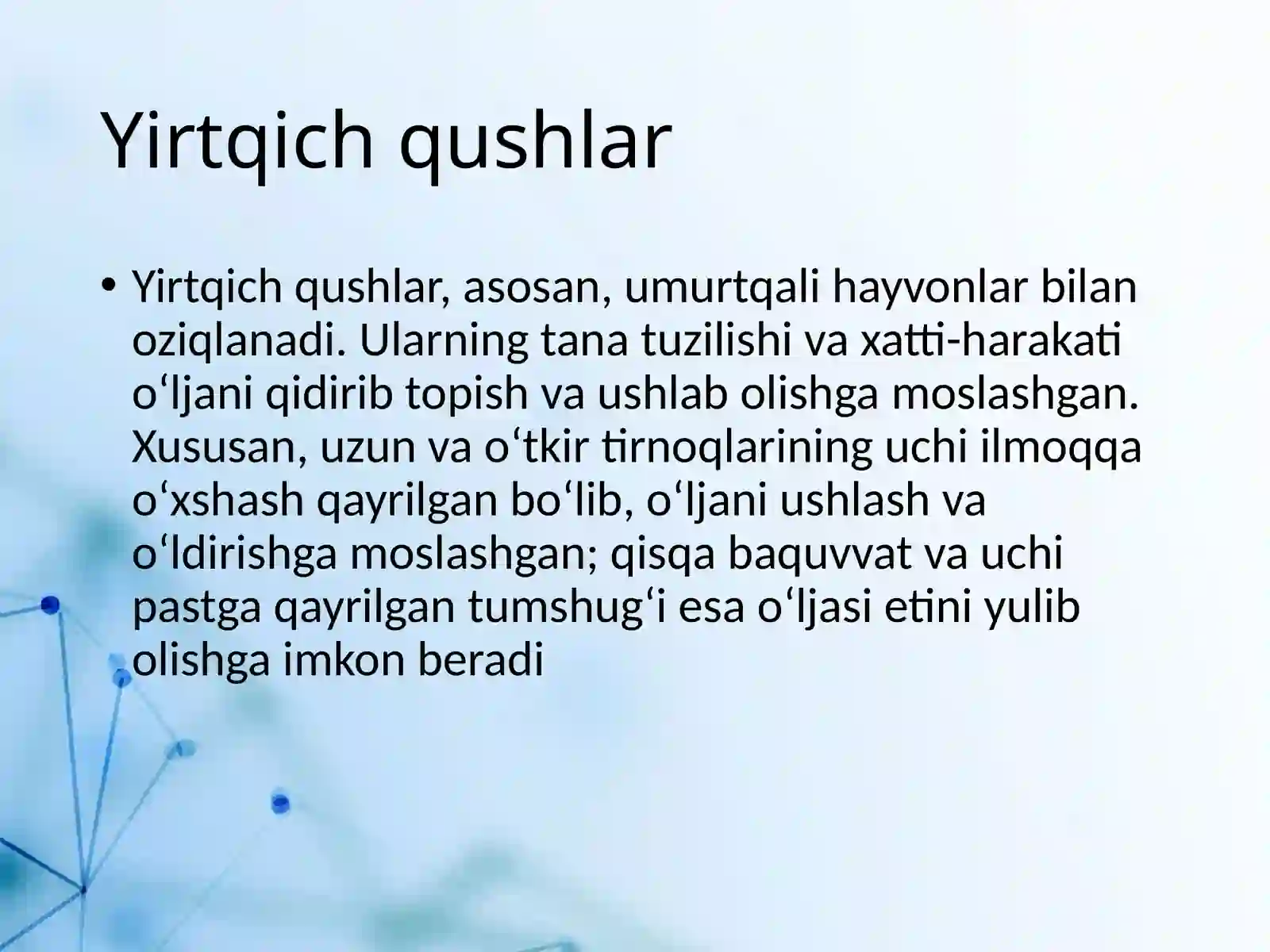 Yirtqichqushlarsinfi 2