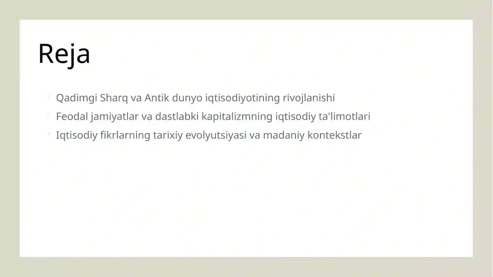 Qadimgi Sharqning iqtisodiy asoslari 2