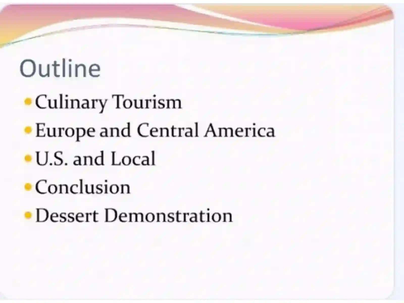 Gastronomiya turizmi, Culinary tourism 2