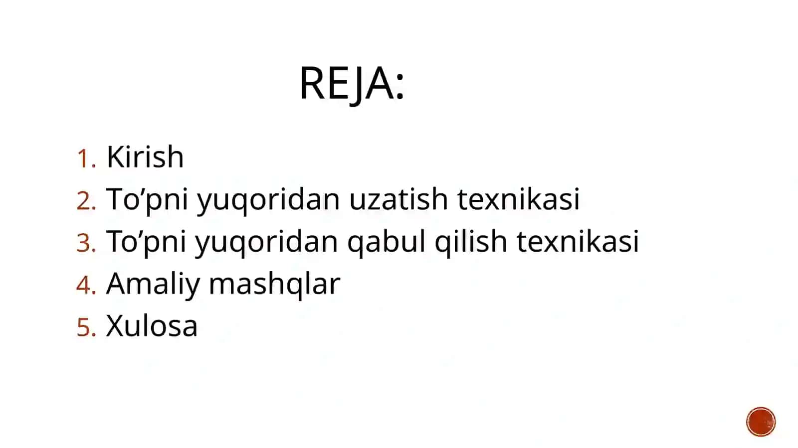 Valeybolo’yinida to’pni yuqoridan uzatish va qabul qilish texnikasi 2