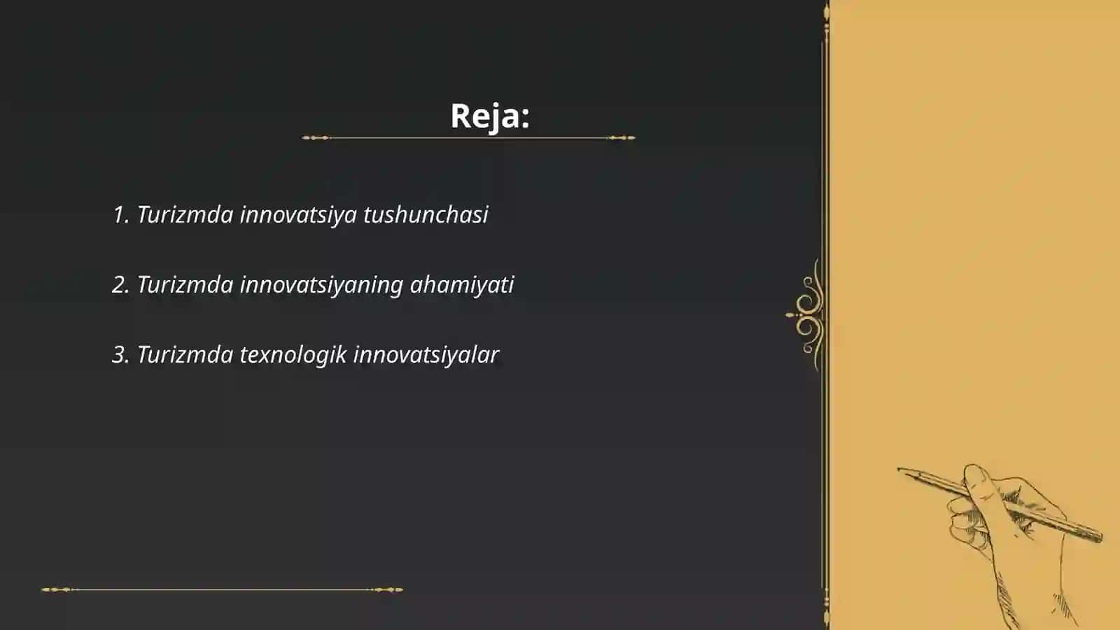 Turizmda innovatsiya nima va uning turlari va bosqichlari 2