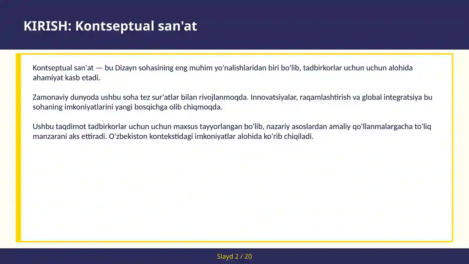 Kontseptual San'at 2