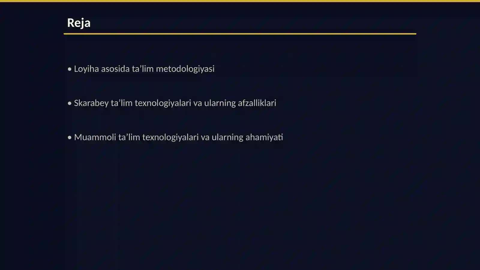 Loyiha, Skarabey, Muammoli ta’lim texnologiyalari 2