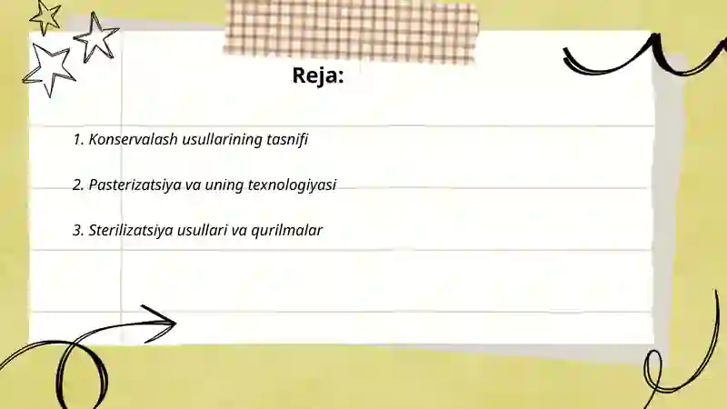 Konservalash usullari 2