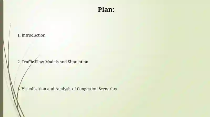 Visual Simulation of Traffic Flow in Congested Areas 2
