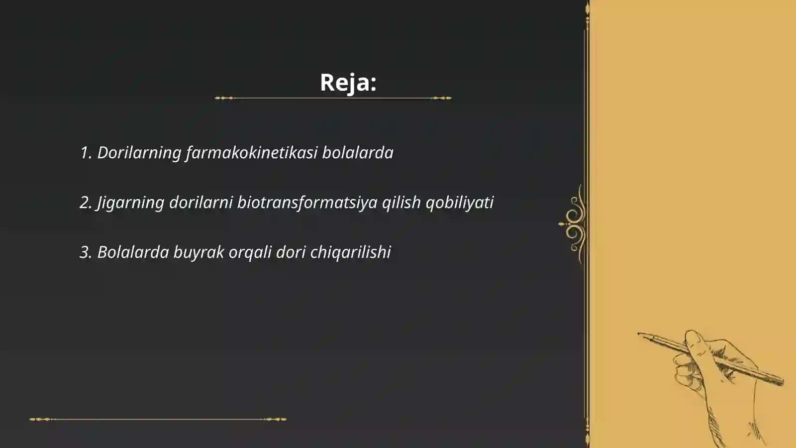 Dorilarning Farmakokinetikasi Bolalarda 2