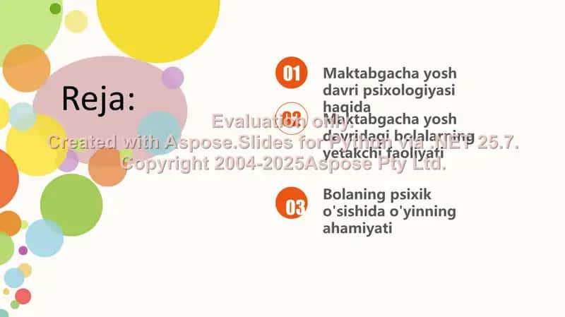 Maktabgacha yosh davri psixologiyasi 2