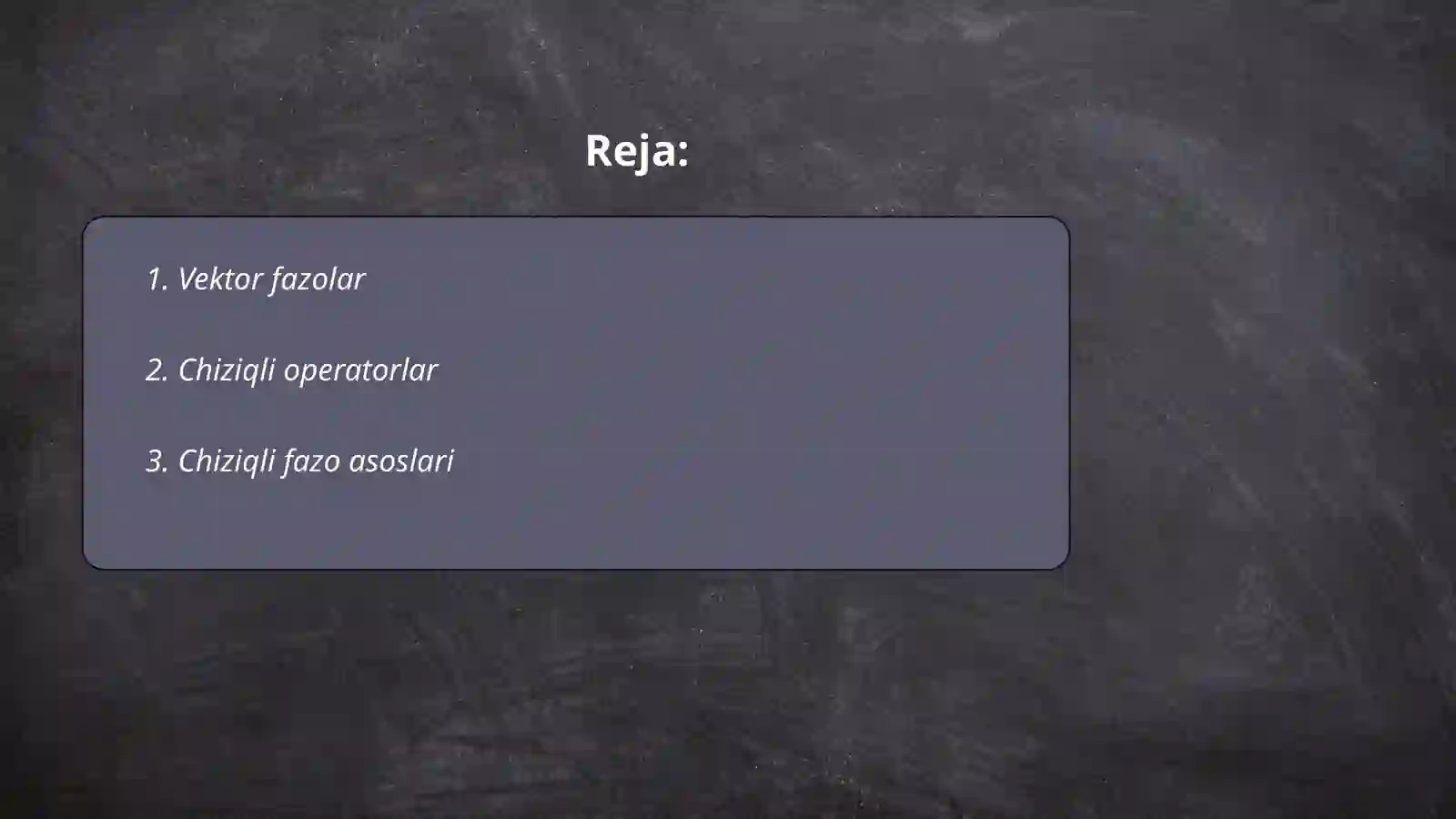 Vektor fazolar 2