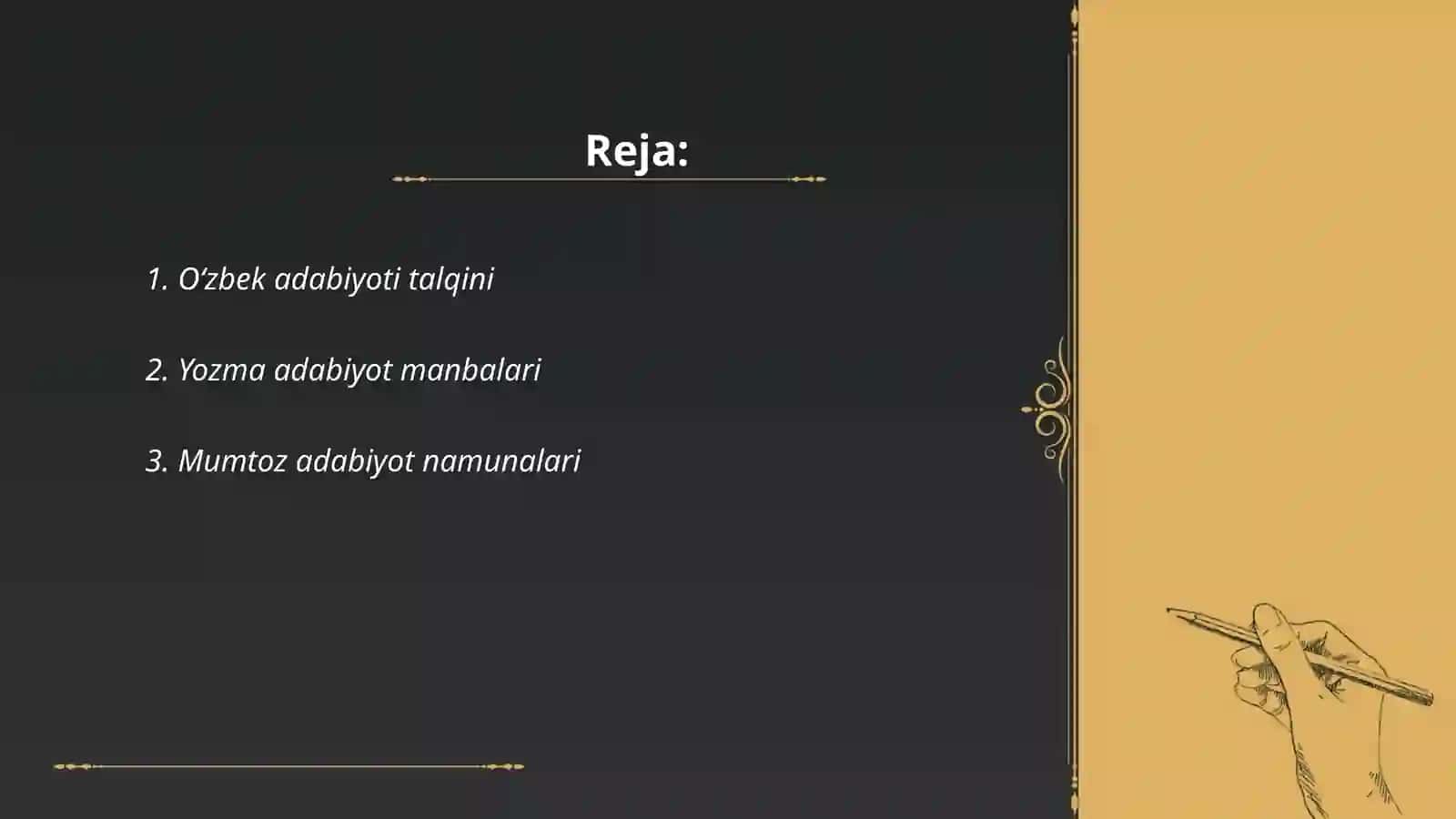 Oʻzbek adabiyoti tarixi 2