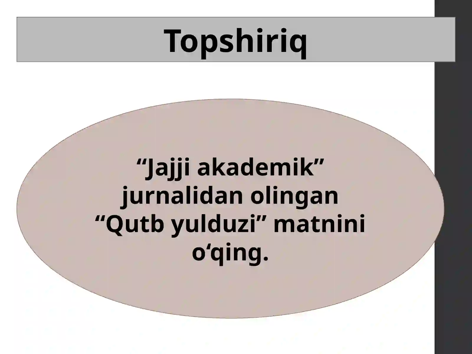 Matnvalug‘at ustida ishlash 2