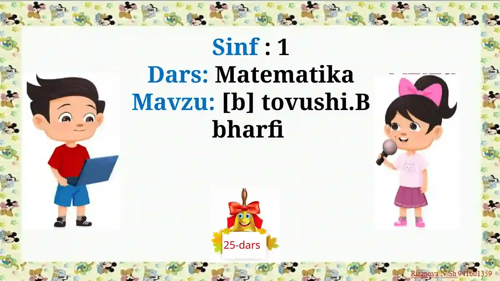 tovushi.Bbharfi 2
