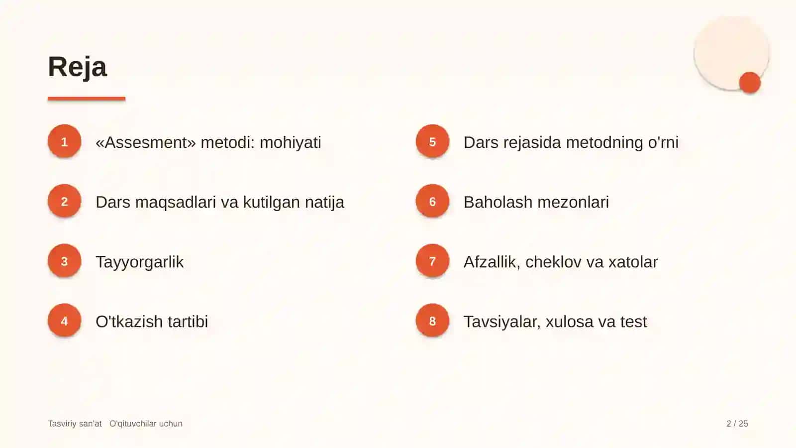 tasviriy san'at darslarida assesment metodidan foydalanish 5440 2