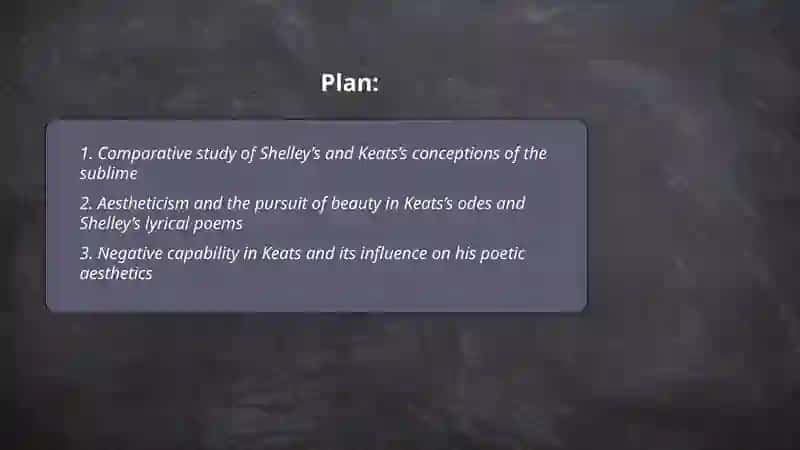 Romantik Poetry and Aestheticism: An Analysis of the Works of Shelley and John Keats 2