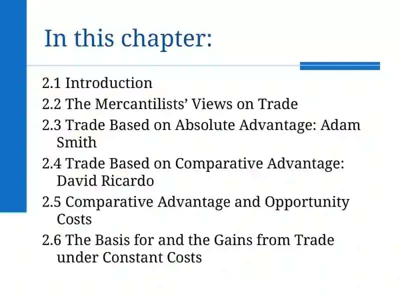 Early Trade Theories 2