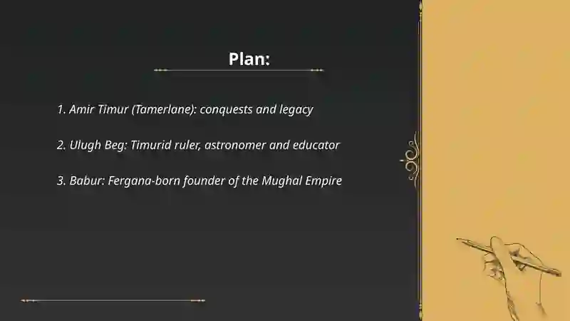 Amir Timur (Tamerlane) 2