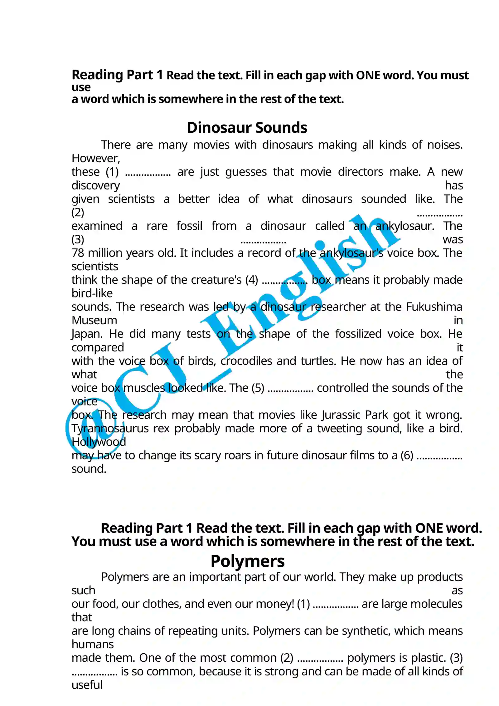 Dinosaur Sounds 2