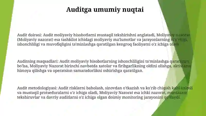 Audit Va Moliyaviy Nazorat 2