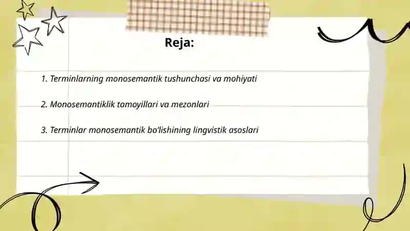 Terminlarning monosemantik xarakteri 2