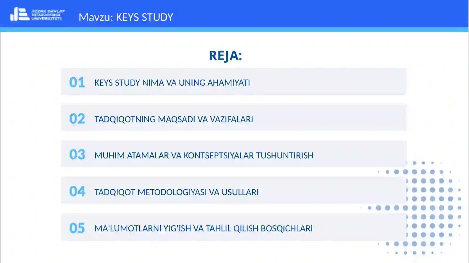 KEYS STUDY 2