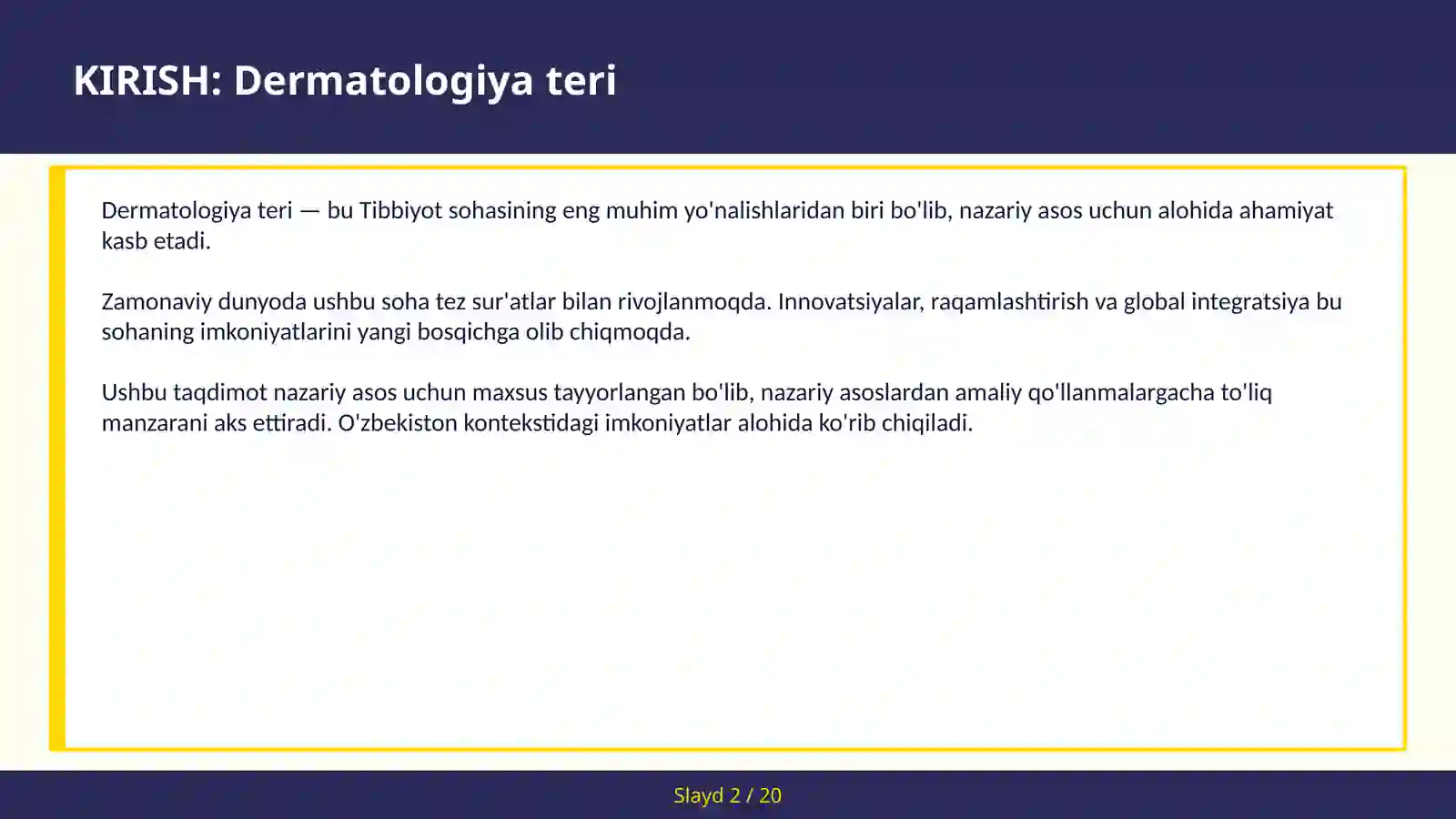 Dermatologiya teri 2