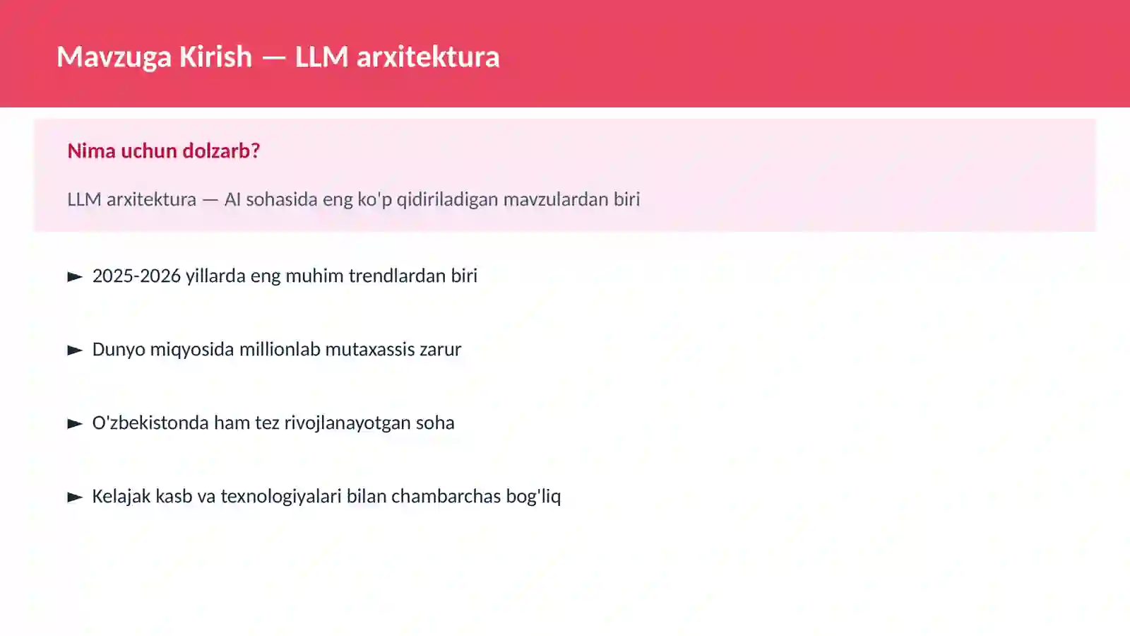 LLM arxitektura 2