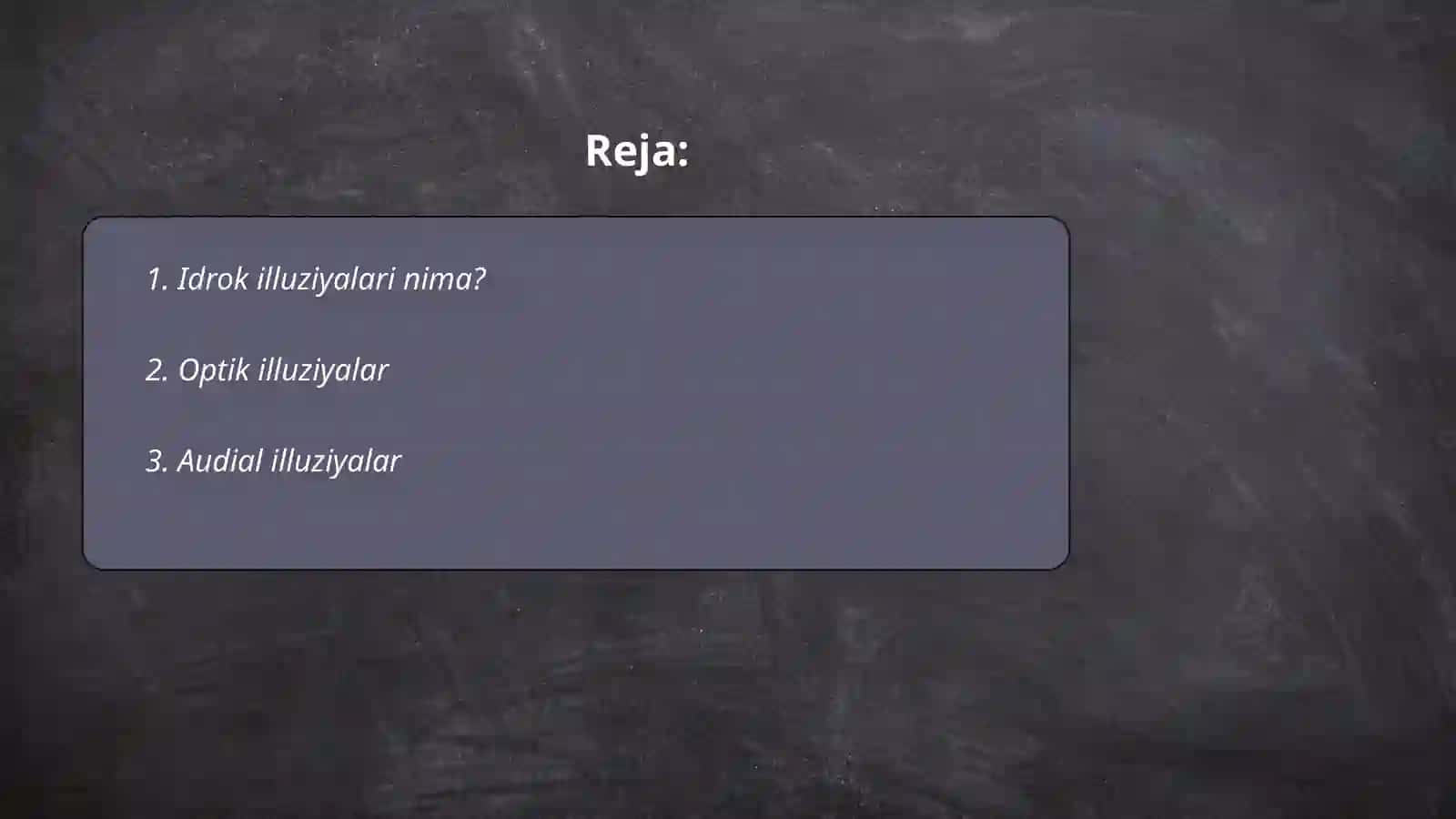 Idrok illuziyalari va ularni amaliyotda qoʻllash 2
