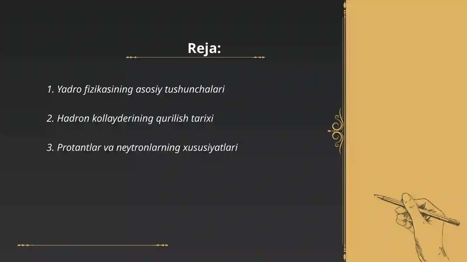Yadro fizikasining asosiy tushunchalari 2