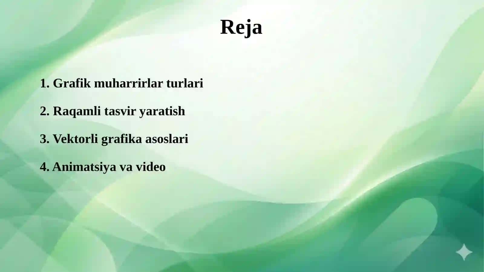 Kampyuterda grafik axborotlar bilan ishlovchi dasturlar 2