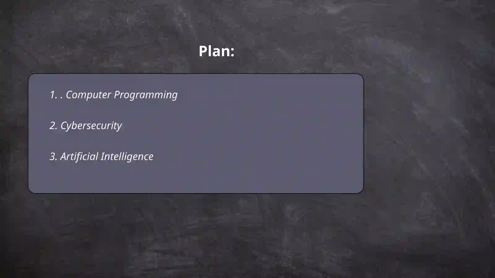 Computer Programming 2