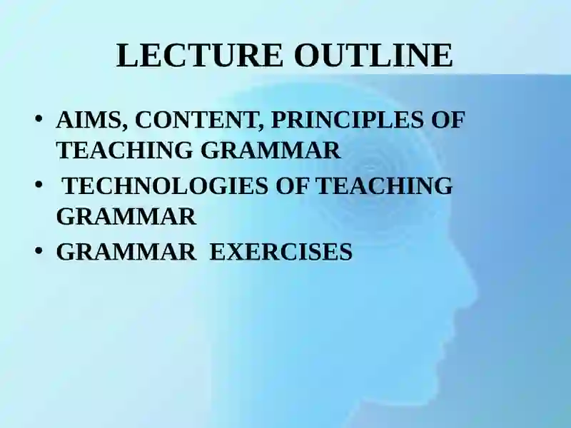 TECHNOLOGIES OF TEACHING GRAMMAR 2