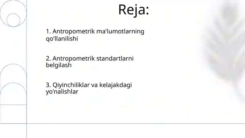 Antropometrik standartlar 2