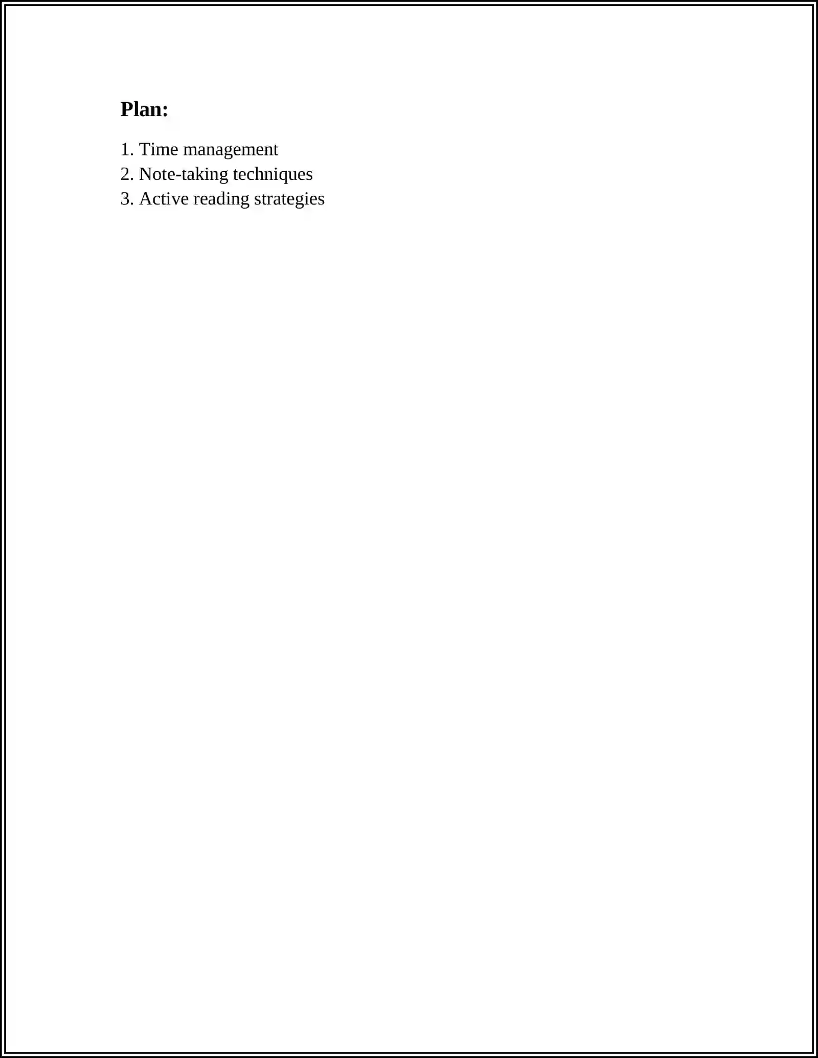 Mavzu: STUDY SKILLS 2
