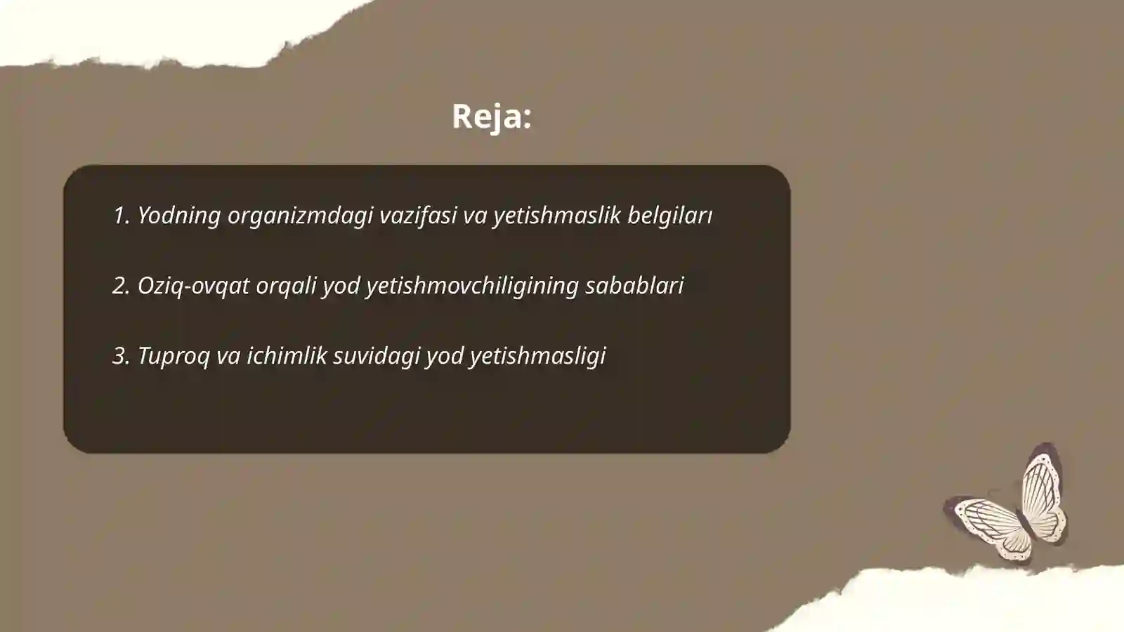 Yodning organizmdagi vazifasi va yetishmaslik belgiları 2