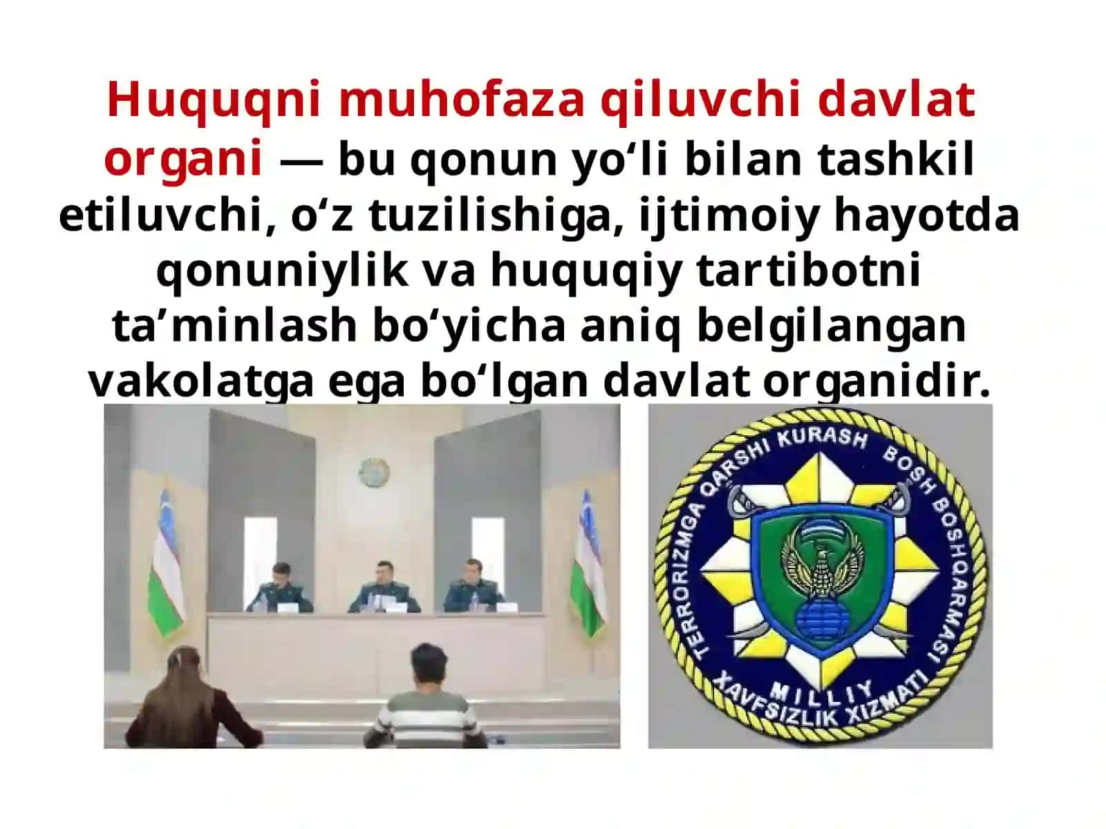 Huquqni muhofaza qiluvchi davlat organi 2