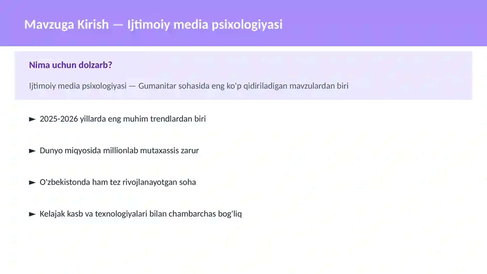 Ijtimoiy media psixologiyasi 2