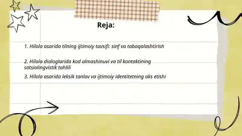 Hilola: G‘ofur G‘ulom asarlari tilining sotsiolingvistik tahlili 2