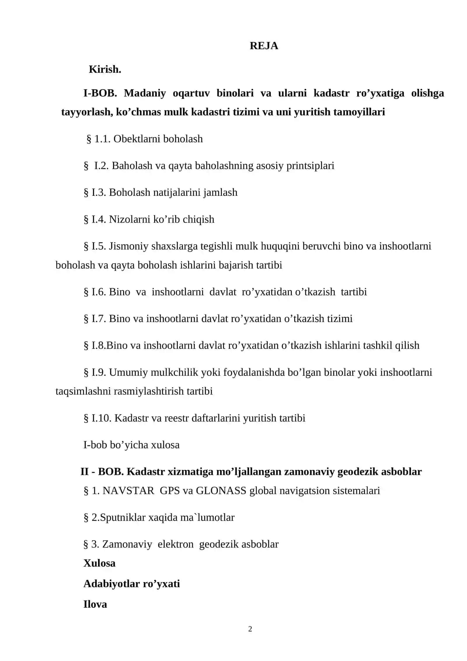 Kadastr tizimi va uni ishlab chiqish.docx 2