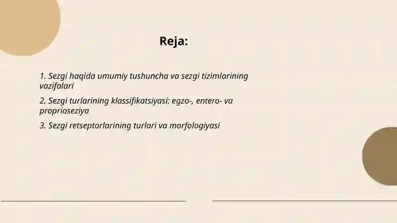 Sezgi haqida umumiy tushuncha va unin nera -fizyalagik asoslari 2