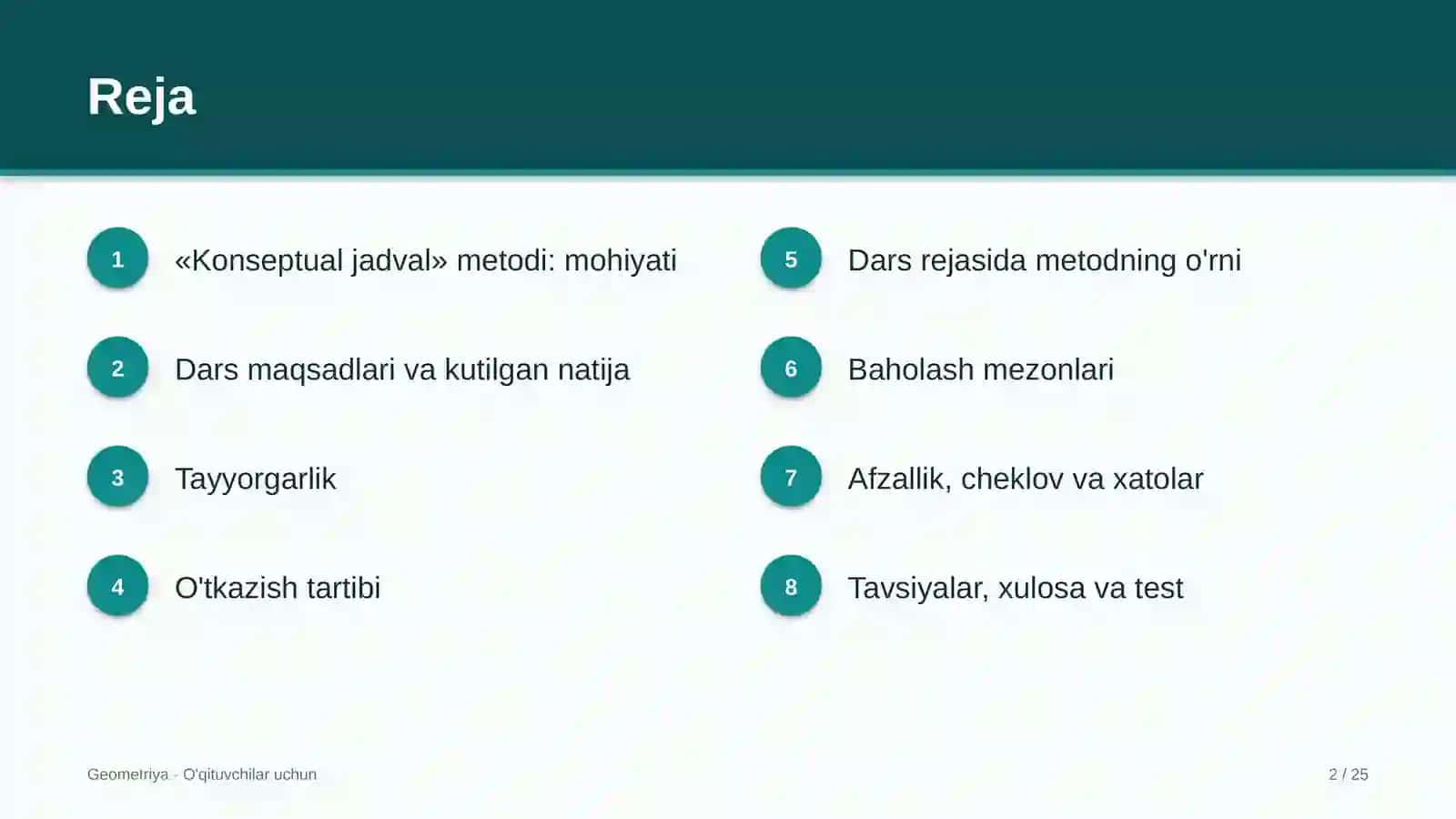 geometriya darslarida konseptual jadval metodidan foydalanish 3327 2