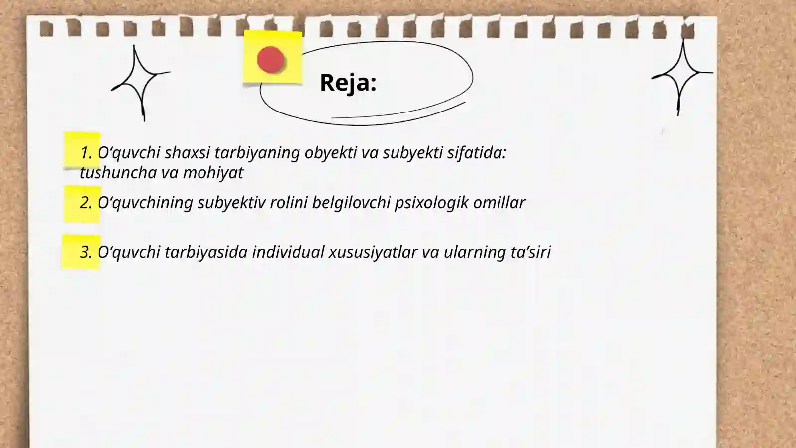 Oʻquvchi shaxsi tarbiyaning obyekti va subyekti sifatida 2